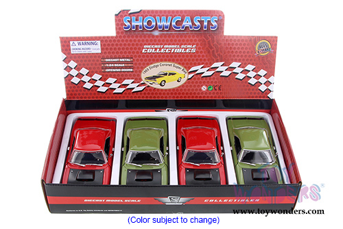 Showcasts Collectibles - Dodge Coronet Super Bee Hardtop (1969, 1/24 scale diecast model car, Asstd.) 73315/16D